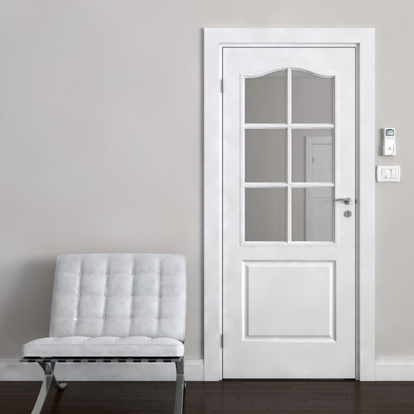 Cape Dutch 6 Light Arch Glazed Moulded Interior Door